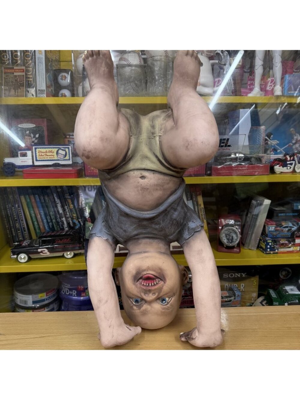 Spirit Halloween Zombie Babies Handstand Larry Prop Large Multicolor Latex Foam